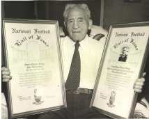 Image - Stagg holding both Hall of Fame Awards