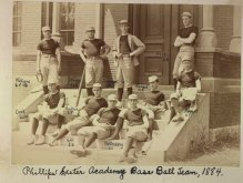 Image - Amos Alonzo Stagg on 1884 Exeter Baseball Team