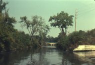 Image - Joining of the Illinois and Michigan Canal and the Calumet Sag Channel near Mount Forest Island