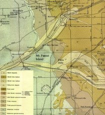 Image - Geology Map of Palos Hills, Illinois